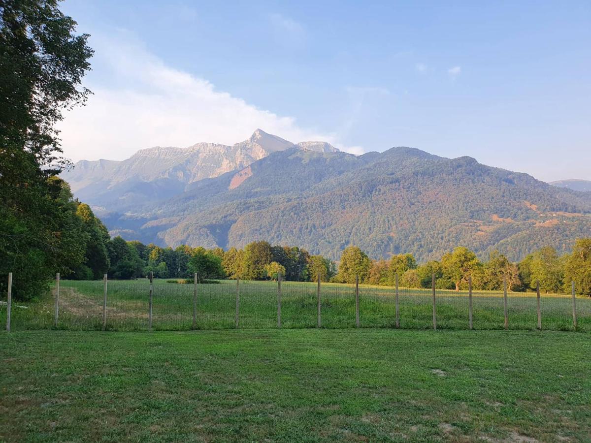 Vila Apartma Kacwa Kobarid Exteriér fotografie