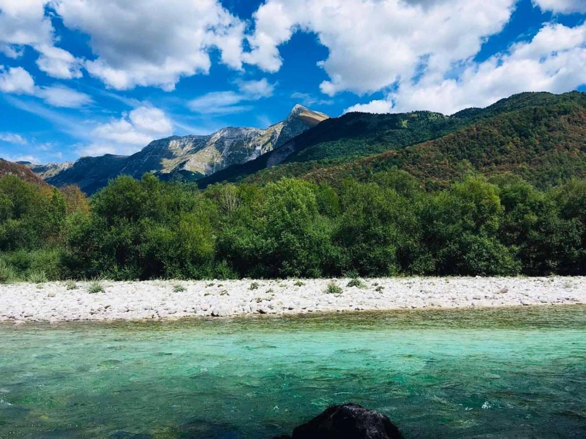 Vila Apartma Kacwa Kobarid Exteriér fotografie