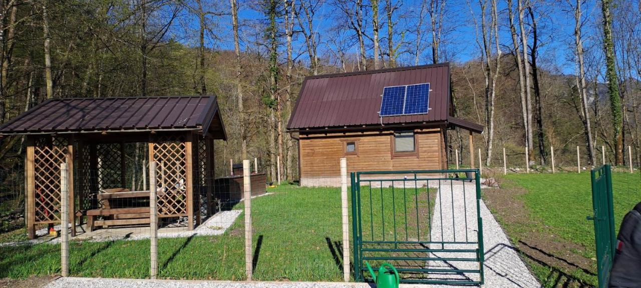 Vila Apartma Kacwa Kobarid Exteriér fotografie
